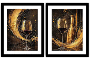 Wine Galsses Gold