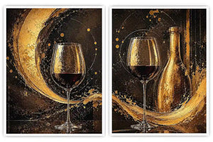 Wine Galsses Gold