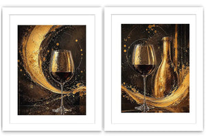 Wine Galsses Gold