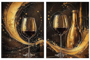 Wine Galsses Gold