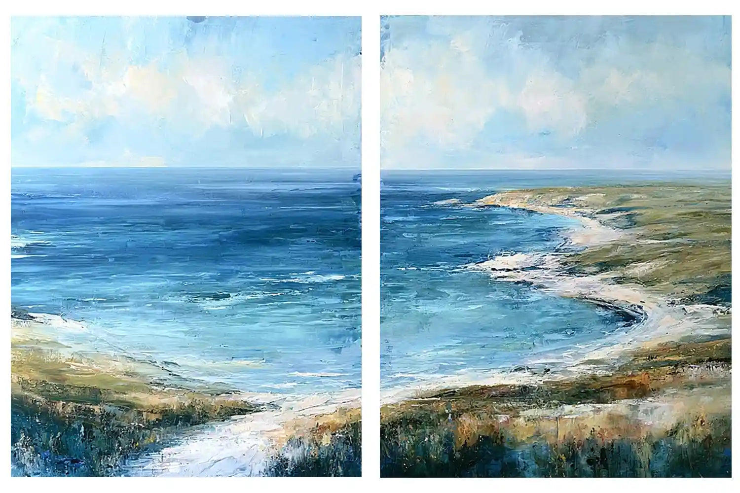 Emerald Cliff View 2 Piece Art Set