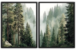 Misty Shoreline 2 Piece Art Set