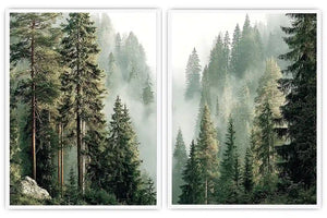 Misty Shoreline 2 Piece Art Set
