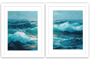 Golden Reverie 2 Piece Art Set