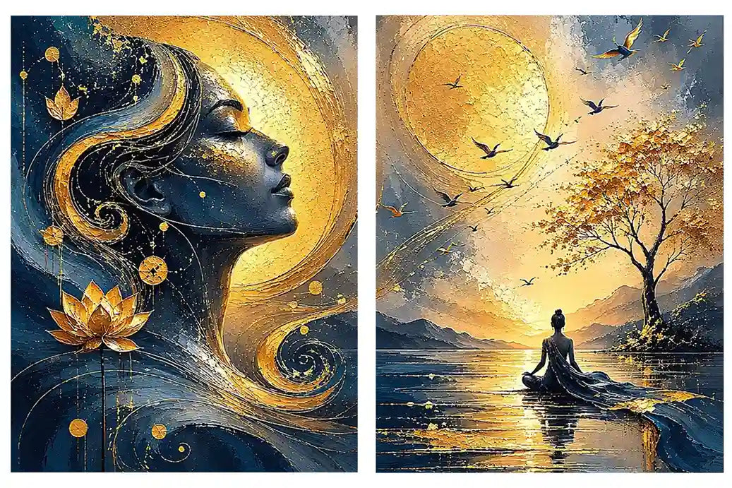 Becoming aware Wall art Set