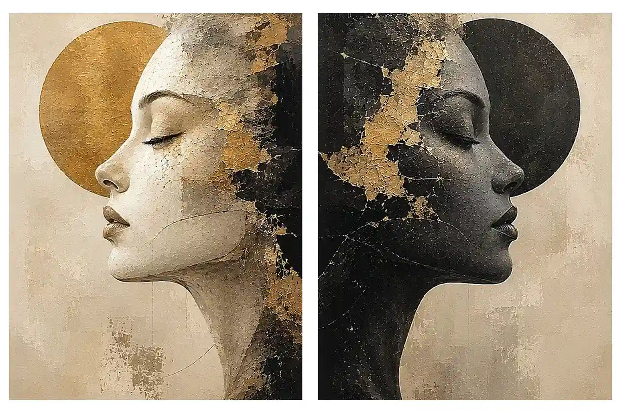 2 Faced Diptych