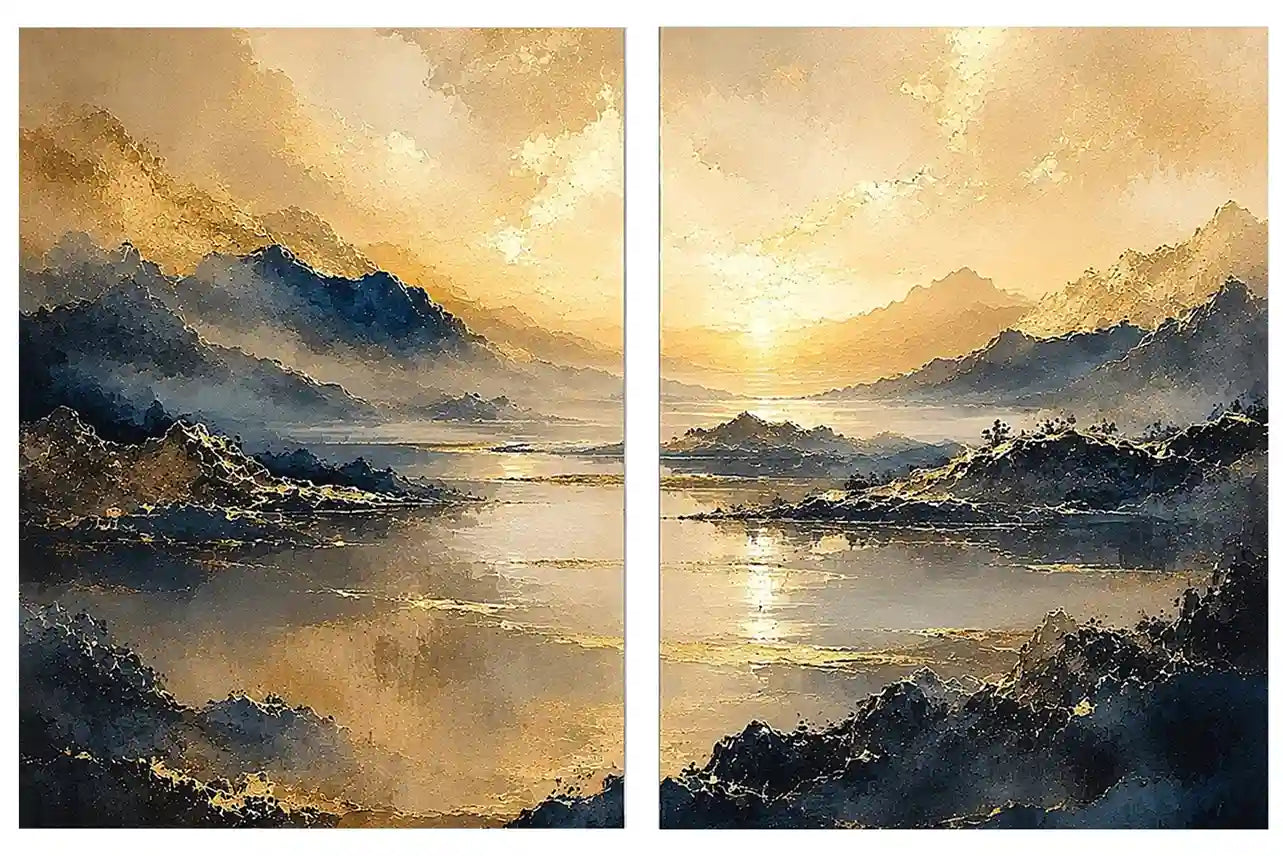 Coastal Arch Serenity Twin Canvas Collection