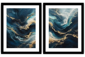 Midnight Tides 2 Piece Art Set