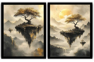 Floating Serenity 2 Piece Art Set