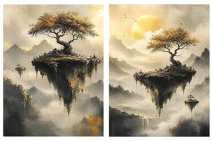 Floating Serenity 2 Piece Art Set