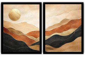 Desert Sun Drift 2 Piece Art Set