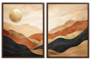 Desert Sun Drift 2 Piece Art Set