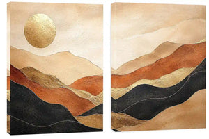 Desert Sun Drift 2 Piece Art Set