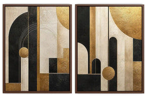 Gilded Arches 2 Piece Art Set