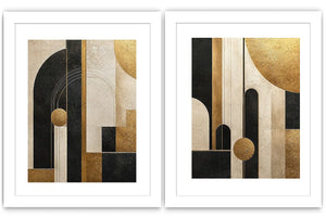Gilded Arches 2 Piece Art Set