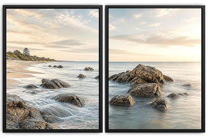 Quiet Shoreline 2 Piece Art Set