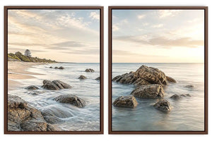 Quiet Shoreline 2 Piece Art Set