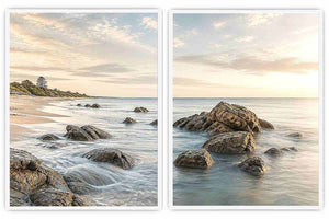 Quiet Shoreline 2 Piece Art Set