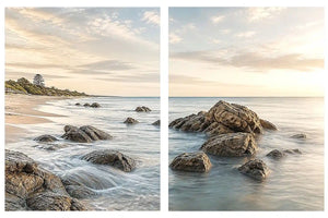 Quiet Shoreline 2 Piece Art Set