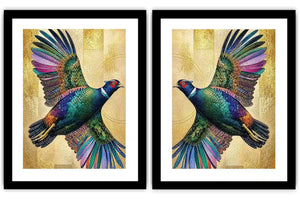 Emerald Wings 2 Piece Art Set