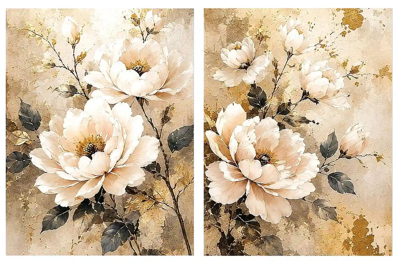 Flower Diptych