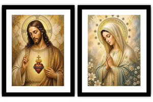 Heavenly Sacred Light 2 Piece Art Set