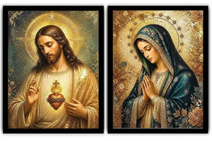 Sacred Emerald Grace 2 Piece Art Set