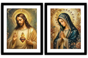 Sacred Emerald Grace 2 Piece Art Set