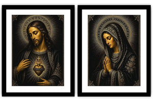 Midnight Sacred Devotion 2 Piece Art Set