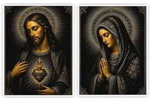 Midnight Sacred Devotion 2 Piece Art Set