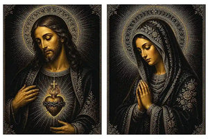 Midnight Sacred Devotion 2 Piece Art Set