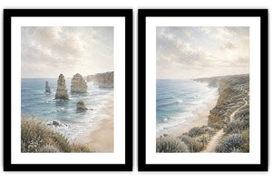 Coastal Serenity 2 Piece Art Set