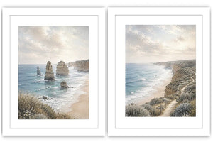 Coastal Serenity 2 Piece Art Set