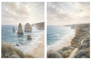Coastal Serenity 2 Piece Art Set
