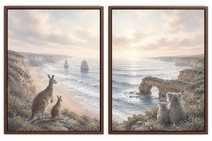 Wild Coast Watchers 2 Piece Art Set