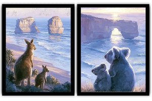 Dusk Coast Companions 2 Piece Art Set