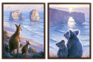 Dusk Coast Companions 2 Piece Art Set