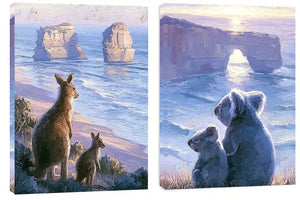 Dusk Coast Companions 2 Piece Art Set