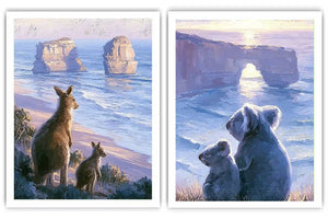 Dusk Coast Companions 2 Piece Art Set