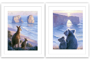 Dusk Coast Companions 2 Piece Art Set