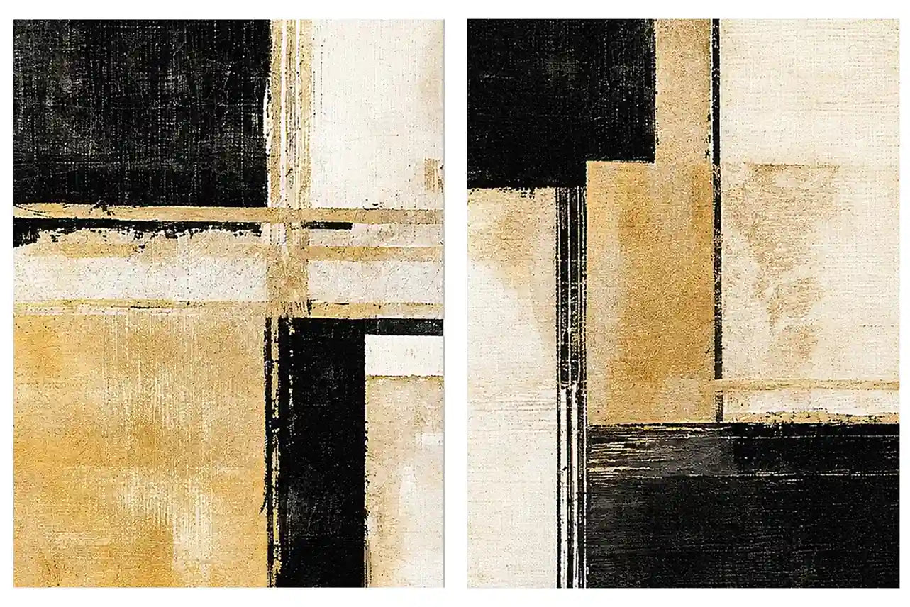 Golden Balance 2 Piece Art Set