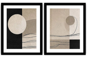 Quiet Orbit 2 Piece Art Set