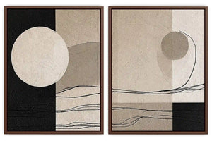Quiet Orbit 2 Piece Art Set