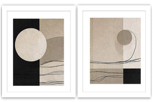 Quiet Orbit 2 Piece Art Set