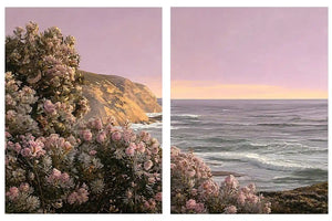 Blush Coastline 2 Piece Art Set