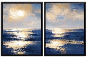 Sunlit Tide 2 Piece Art Set