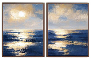 Sunlit Tide 2 Piece Art Set