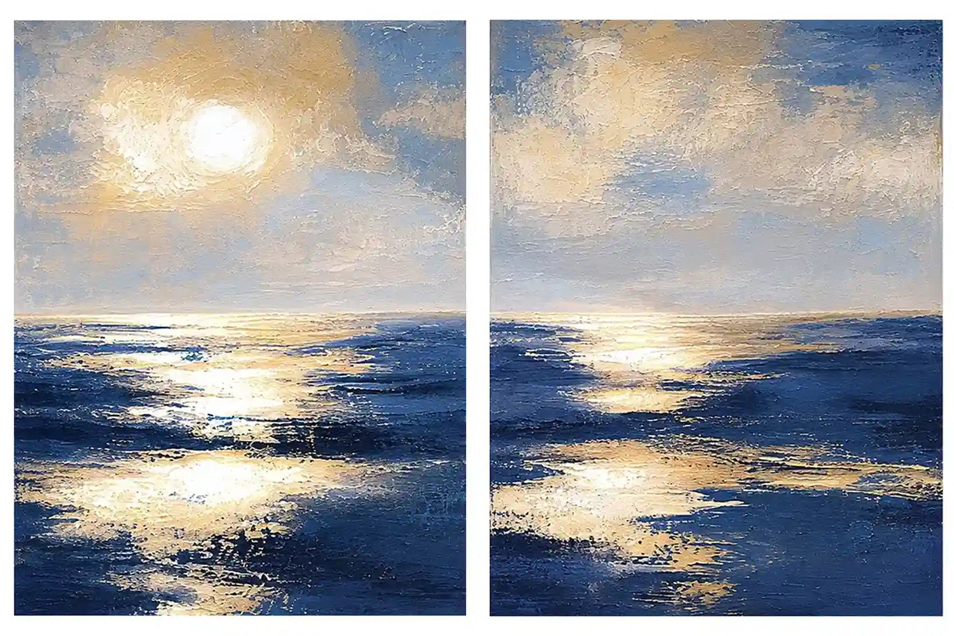 Sunlit Tide 2 Piece Art Set