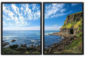 Emerald Cliff View 2 Piece Art Set