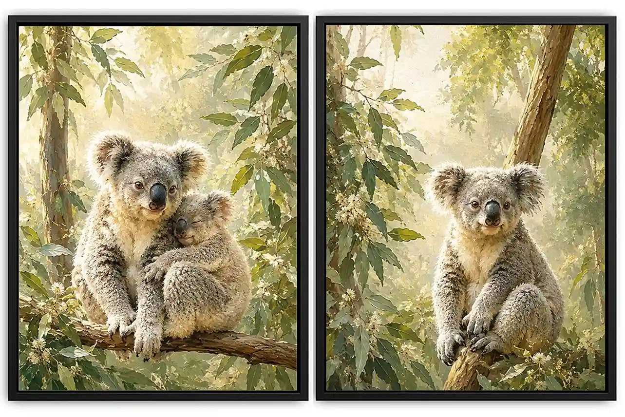 Eucalyptus Embrace 2 Piece Art Set